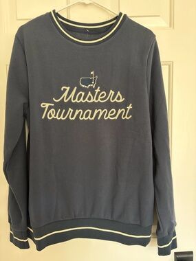 2026 Masters Tournament Embroidered Sweatshirt Navy Size S